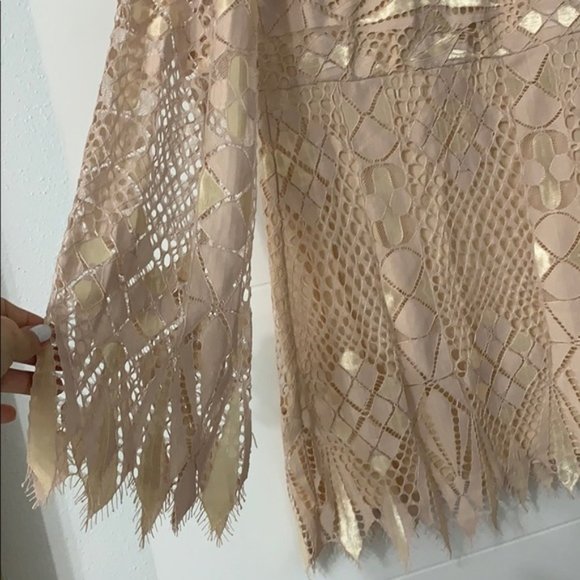 FREE PEOPLE Women Deco Lace Mini Combo Dress | S NWOT - Picture 3 of 7